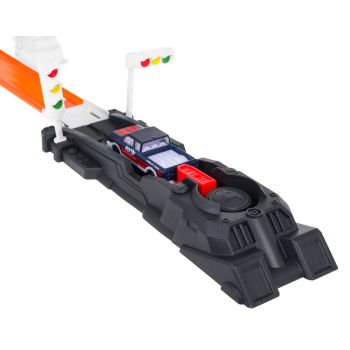 Ekstramalny tor wyścigowy dla dzieci 3+ Autko zmieniające kolor + 2 pętle + wyrzutnia